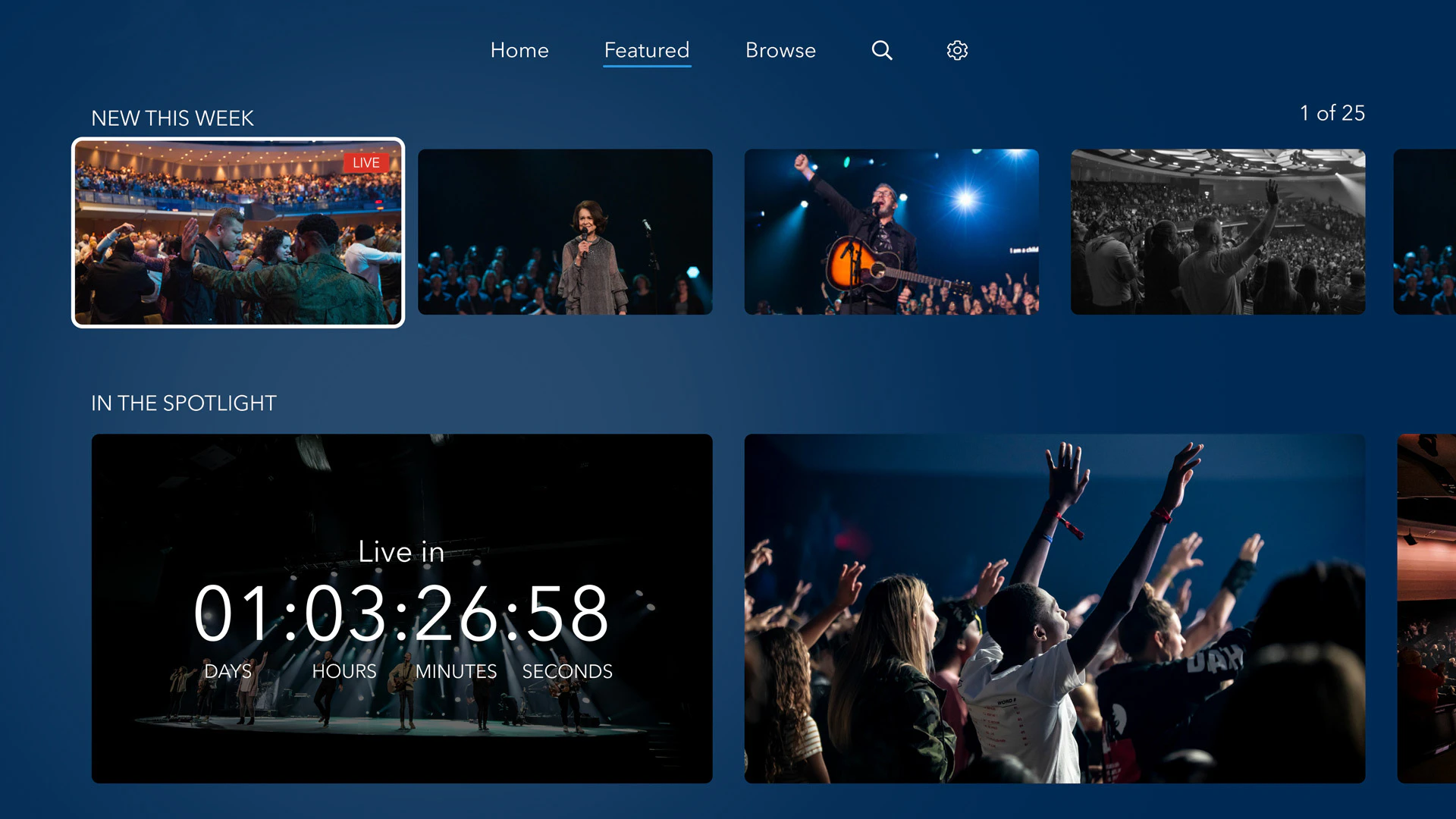 screenshot of Broadcast Cloud
